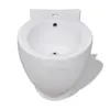 vidaXL Zestaw toaletowo-bidetowy biały ceramiczny Podgląd zdjęcia produktu 11