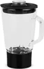 A blender jar with a lid and base, shown against a white background. Produktbild-Vorschau