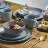 Kaffeebecher Urban 320 ml grau 6er-Set Steinzeug – Van Well Produktbild-Vorschau 2