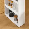 SoBuy Esstische Bartisch Regalschrank Weiß Skandinavisch Produktbild-Vorschau 8