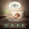 Deckenventilator mit Beleuchtung mit Kristall-Optik, LED Produktbild-Vorschau 5