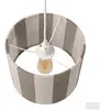 home24 Pendelleuchte - 1-flammig - Eisen / Textil Produktbild-Vorschau 6