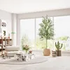 YOLEO Künstlicher Olivenbaum 210cm Kunstpflanze groß deco Produktbild-Vorschau 6