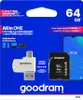 Goodram M1A4 All in One, 64 GB, MicroSDXC, Klasa 10, UHS-I, Podgląd zdjęcia produktu 1