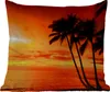MuchoWow® Outdoor Kissen - Palme - Sonnenuntergang - Produktbild-Vorschau 1