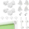 2 Set Klemmfix Halterung,Rollo Halterung Fenster,17mm Ohne Produktbild-Vorschau 1