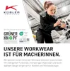 KÜBLER Workwear Damenhose Schwarz/Pink – Produktbild 2 Produktbild-Vorschau