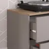 Commode avec tiroirs Vicco Wido Grège 60x50cm avec 2 Voir les images du produit 4