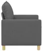 vidaXL Sofá, color gris oscuro, 126 x 81 x 87,5 cm, Vista previa de la imagen del producto 4