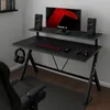 Biurko gamingowe Huzaro Hero 1.9 Black z półką - blat 120 Podgląd zdjęcia produktu 15