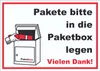 Pakete Paketbox Aufkleber A9 (37x52mm) Produktbild-Vorschau 1
