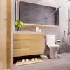 Klebefolie Möbel 45x25 cm - Helle Eiche - Selbstklebende Produktbild-Vorschau 3