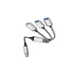 INF Typ-C-auf-3-Port-USB-Hub-Splitter-Adapter Silber Produktbild-Vorschau 5