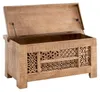 Truhe Vienna 90 x 45 x 43 cm Mango Natur Produktbild-Vorschau 2