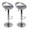 Two silver bar stools are shown against a white background. Produktbild-Vorschau