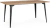 Tavolo Melys 160 x 90 x 75 cm truciolato MDF acciaio nero Anteprima dell’immagine prodotto 2