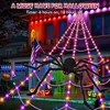 Halloween Decorations 250 LEDs Spider Web,59 Zoll Halloween Produktbild-Vorschau 5