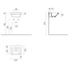Sapho GSI Norm - Lavabo 420x340 mm, senza sfioratore, con 1 Anteprima dell’immagine prodotto 2