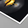 Poster - Poster ohne Rahmen - Gold Mund Schwarz - 50x50 cm Produktbild-Vorschau 2