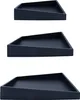 Dekotablett 3er Set mit asymmetrischer Form - 30 / 25 / 20 Produktbild-Vorschau 1