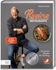 A man sitting on a stool in front of a book cover. Produktbild-Vorschau