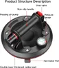 Max.200KG Glasheber Saugheber mit Manometer 8" Vakuum Produktbild-Vorschau 3