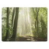 MuchoWow® Mauspad Mousepad Wald - Licht - Natur - Produktbild-Vorschau 1