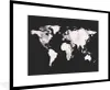MuchoWow® MuchoWow® Gerahmtes Poster Weltkarte - Marmor - Produktbild-Vorschau 1
