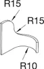 KS0-1S Kantenschutzprofil Kantenschutz Schwarz PVC Produktbild-Vorschau 7
