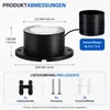 4er Set LED Unterwasserleuchten, 3W 3000K Warmweiß Produktbild-Vorschau 9
