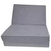 A gray foldable mattress or sofa bed is shown against a white background. Náhled obrázku produktu