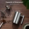 VonShef Caffettiera a Pressa Francese da 3 Tazze, 350 ml, Anteprima dell’immagine prodotto 5