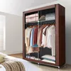 Armadio pieghevole Intirilife 108x45x170 cm in MARRONE Anteprima dell’immagine prodotto 5
