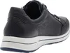A side view of a black leather sneaker with a white sole. Náhľad obrázku produktu