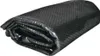 A folded black tarp or cover on a white background. Produktbild-Vorschau