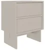 Selsey Sanva - Nachttisch 2-schubladig, Kaschmir, 50 cm Produktbild-Vorschau 1