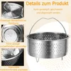 Dampfgarer Einsatz Edelstahl 304, Dämpfeinsatz für Topf, Produktbild-Vorschau 3
