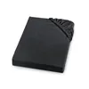 A dark grey fitted sheet is shown on a white background. Produktbild-Vorschau