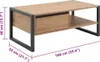 Finori Couchtisch Denver 55 Artisan-Eiche und Anthrazit Produktbild-Vorschau 8