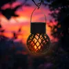 Solar Mini Hängeleuchten 9 x 7 cm mit Flammeneffekt - 6er Produktbild-Vorschau 5