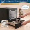 Katzenklo Edelstahl mit Deckel, Faltbare Geschlossene Produktbild-Vorschau 6