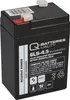 A black battery with labels and markings. Produktbild-Vorschau