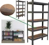 2x Wohnzimmerregal 150x75x30 cm dunkel Traglast je 650 kg Produktbild-Vorschau 1