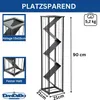 DanDiBo Portabottiglie in metallo nero in piedi 96693 Anteprima dell’immagine prodotto 10