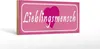 Holzschild Spruch 27x10cm Lieblingsmensch Herz Produktbild-Vorschau 2