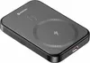 A black power bank with a wireless charging pad. Podgląd zdjęcia produktu