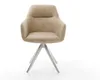 DELIFE Esszimmerstuhl Pejo-Flex Mikrofaser Beige Vintage Produktbild-Vorschau 2