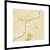 MuchoWow® Gerahmtes Poster Trier - Jahrgang - Karte - Produktbild-Vorschau 1
