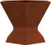 vidaXL Focolare marrone 50 x 50 x 40 cm Acciaio resistente Anteprima dell’immagine prodotto 1