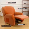(Oranžová) Elastický sametový kryt křesla, kryt křesla, Náhled obrázku produktu 4